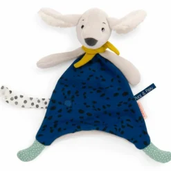 Sale Doudou Pilou bleu Puce et Pilou (personnalisable) Doudou Plat