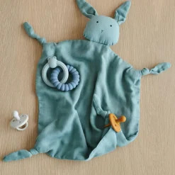 Sale Doudou plat Agnete Rabbit peppermint Doudou Plat