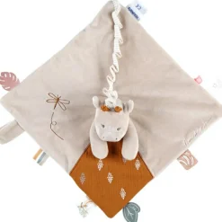 Noukie's Doudou plat attache sucette Tiga la girafe TSO