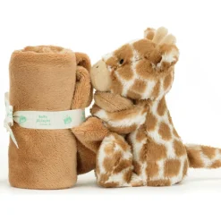 Jellycat Doudou plat Bashful Girafe (34 cm)