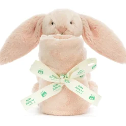 Jellycat Doudou plat Bashful Lapin Blush (34 cm)