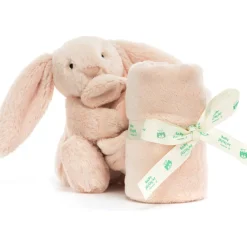 Jellycat Doudou plat Bashful Lapin Blush (34 cm)