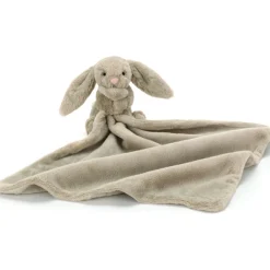 Jellycat Doudou plat Bashful Lapin Beige (34 cm)
