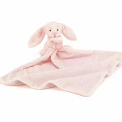 Jellycat Doudou plat Bashful Lapin Rose