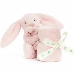 Jellycat Doudou plat Bashful Lapin Rose