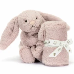 Jellycat Doudou plat Bashful Luxe Lapin Rose