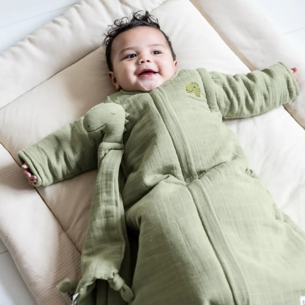 Trixie Doudou plat Bliss Sage Mr. Dino