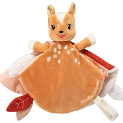 Sophie la girafe Doudou plat Fanfan le faon avec attache sucette