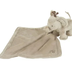 Doudou plat Ferdinand éléphant taupe Doudou Plat