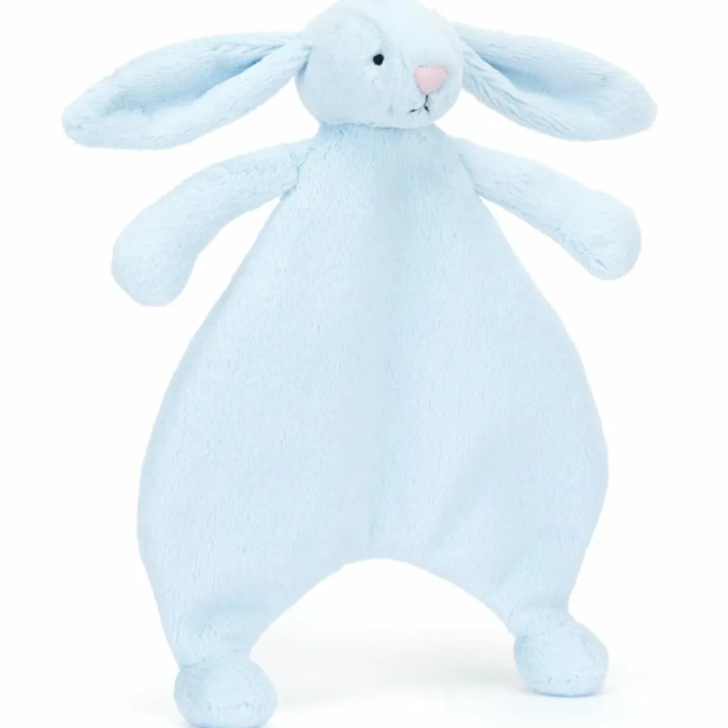 Jellycat Doudou plat Lapin Bleu