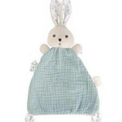 Sale Doudou plat lapin bleu Colombe K'doux Doudou Plat