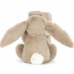 Doudou plat Lapin en fleurs Beige Doudou Plat