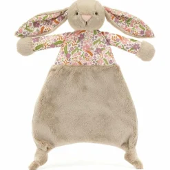 Jellycat Doudou plat Lapin en fleurs Beige