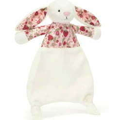 Jellycat Doudou plat Lapin en fleurs Crème