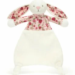 Jellycat Doudou plat Lapin en fleurs Crème