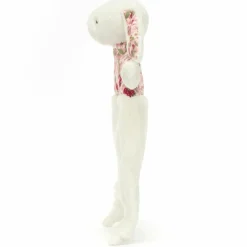 Jellycat Doudou plat Lapin en fleurs Crème