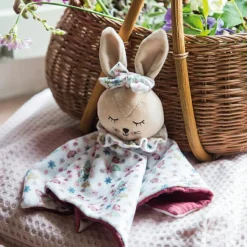 Doudou plat Lapin Garden Doudou Plat