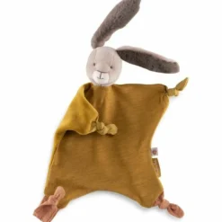 Outlet Doudou plat lapin ocre Trois petits lapins (personnalisable) Doudou Plat