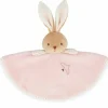 Kaloo Doudou plat Lapin rond rose
