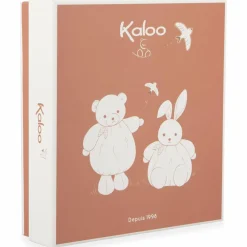 Kaloo Doudou plat Lapin rond rose