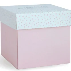 Doudou et Compagnie Doudou plat lapin rose J'aime mon doudou