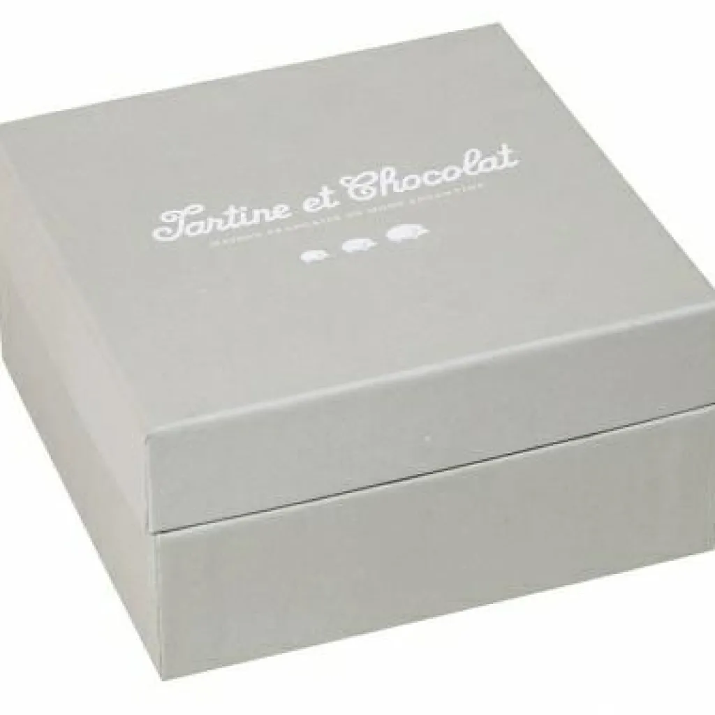 Tartine et Chocolat Doudou plat mouton écru (25 x 25 cm)