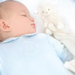 Tartine et Chocolat Doudou plat mouton écru (25 x 25 cm)