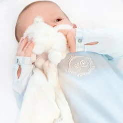 Tartine et Chocolat Doudou plat mouton écru (25 x 25 cm)