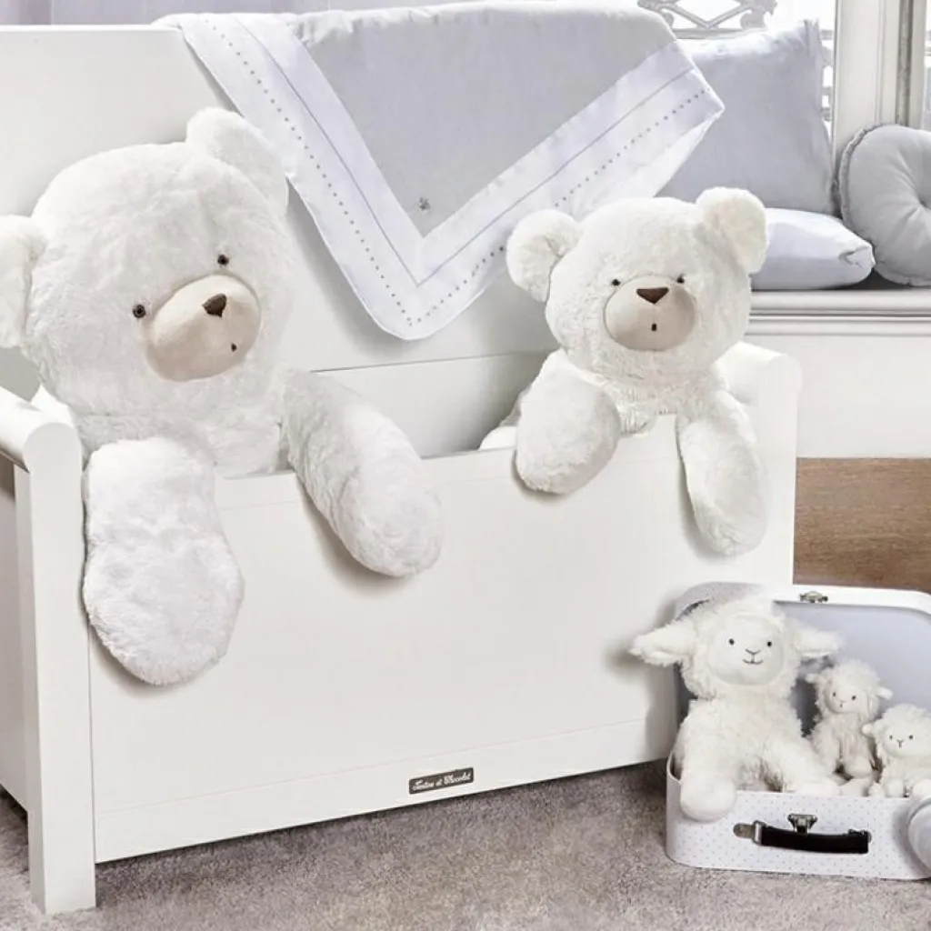 Tartine et Chocolat Doudou plat mouton écru (25 x 25 cm)