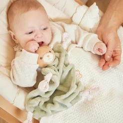 Doudou plat Ours vert Doudou Plat