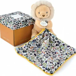 Doudou et Compagnie Doudou plat pantin Lion Boh'aime (12 cm)