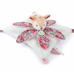 Doudou et Compagnie Doudou plat pétale Faon Boh'aime (27 cm)