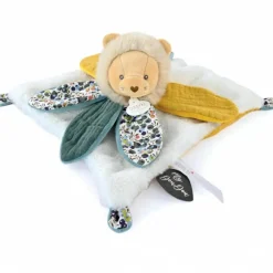 Doudou et Compagnie Doudou plat pétale Lion Boh'aime (27 cm)
