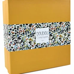 Doudou et Compagnie Doudou plat pétale Lion Boh'aime (27 cm)