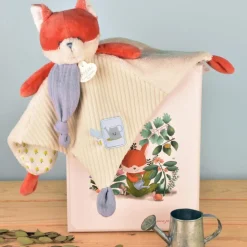 Doudou et Compagnie Doudou plat Romarin Le Renard (27 cm)