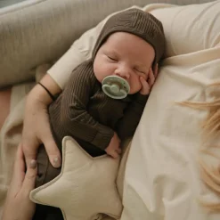 Mushie Doudou plat étoile Fog