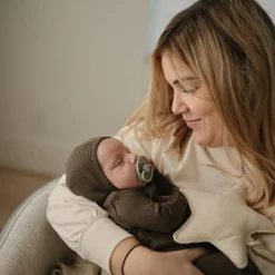 Mushie Doudou plat étoile Fog