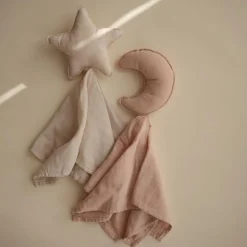 Mushie Doudou plat étoile Fog