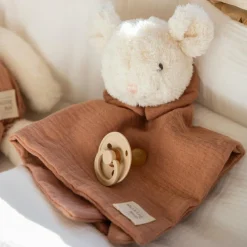 Walking Mum Doudou Souris Poppy Cannelle