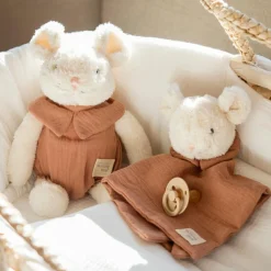 Walking Mum Doudou Souris Poppy Cannelle