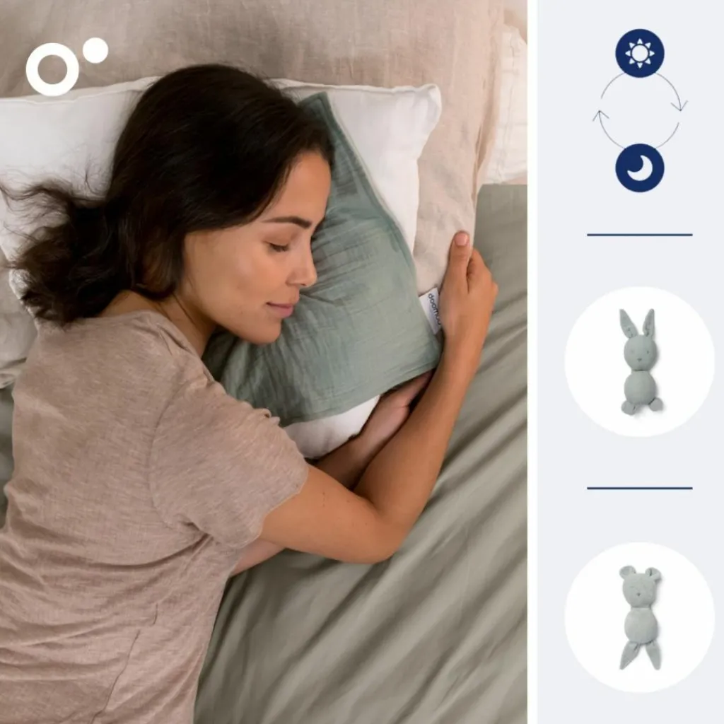 Hot Doudou You&Me Green Doudou Plat