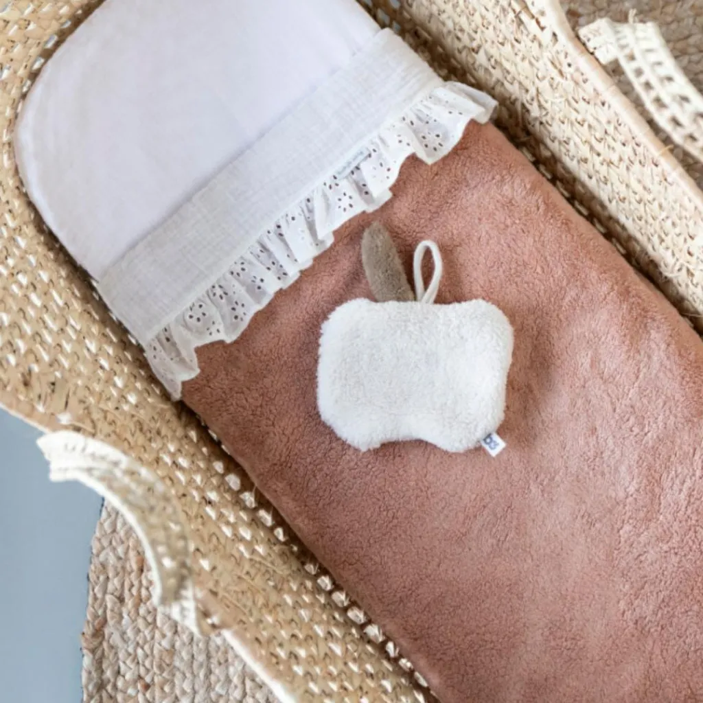 Sale Drap de berceau avec volant Calm blanc (80 x 100 cm) Linge De Berceau