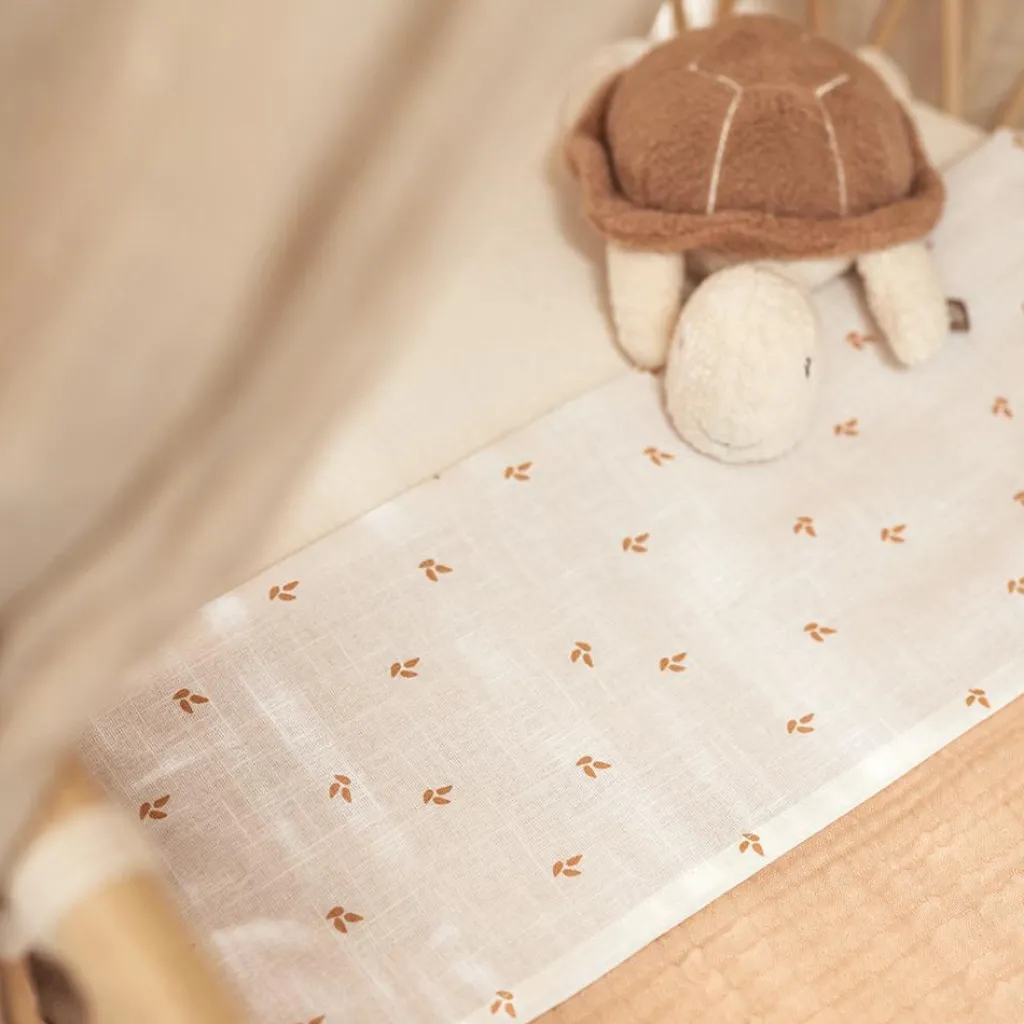 Clearance Drap de berceau en coton Harvest (75 x 100 cm) Linge De Berceau