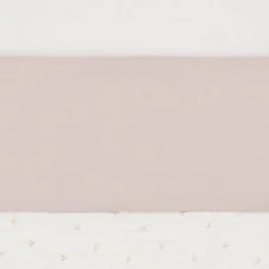 Outlet Drap de berceau en coton Slub Nougat (75 x 100 cm) Linge De Berceau