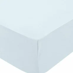 Domiva Drap housse bébé jersey bleu clair (70 x 140 cm)