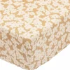 Sale Drap housse bebé en double gaze de coton Wabi-Sabi (70 x 140 cm) Golden Brown Sakura Drap Housse Bébé