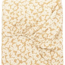 Sale Drap housse bebé en double gaze de coton Wabi-Sabi (70 x 140 cm) Golden Brown Sakura Drap Housse Bébé