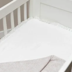 Baby's Only Drap housse Calm Blanc avec volant (60 x 120 cm)