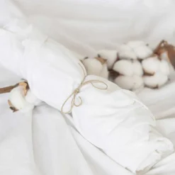 Online Drap housse de berceau en coton bio blanc (40 x 80 cm) Linge De Berceau