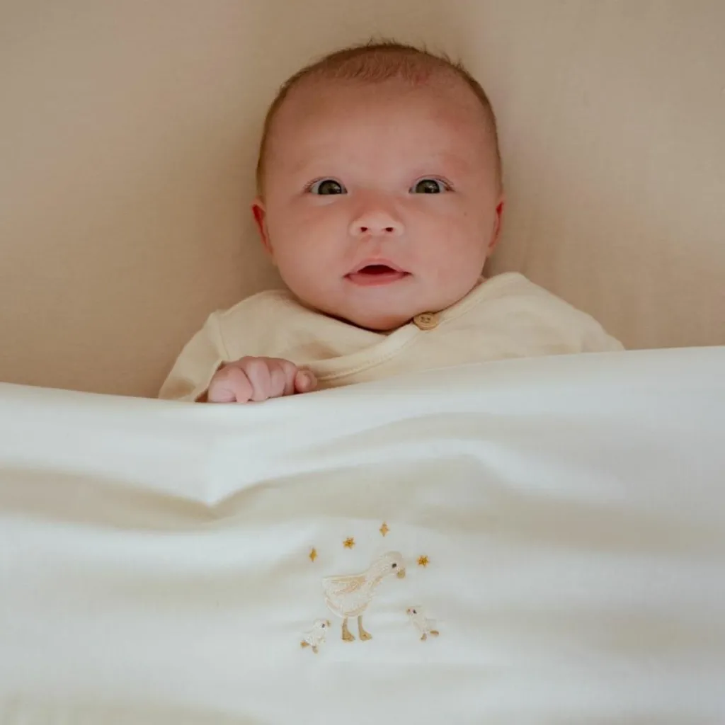 Little Dutch Drap housse de berceau Little Goose (70 x 100 cm)